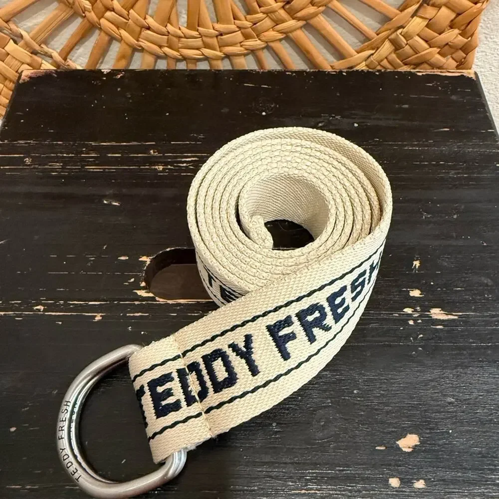 Teddy Fresh Belt with Silver Buckle